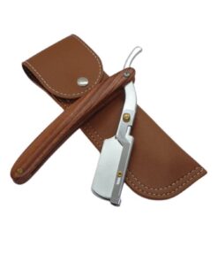 Wooden Handle Cut Throat Razor