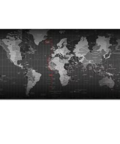 World Map Gaming and Office Mousepad