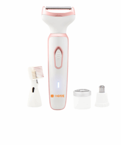 X-HOME Ladies Multi-Use Electric Razor Rechargeable With 4 Detachable Heads