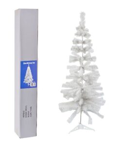 Xmas Tree 1.2m White (161-Tips) Boxed