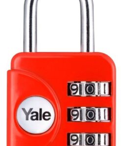 Yale - Combination Padlock - Red