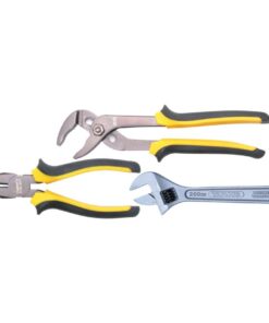 Yamoto Cv Plier Wrench Set 3 Pce Bi Material Grip