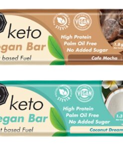 YL Vegan Keto Bar - 52g Bar - Coconut Dream & Caf  Mocha - 6 Pack
