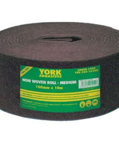 York 100Mmx10M Non Woven Rollmedium Black