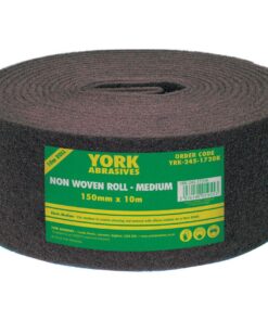 York 150Mmx10M Non Woven Rollmedium Black