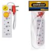 Zenith Six Way Multiplug for 2 Prong and 3 Prong Plugs