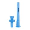 Zootly Coloured Glass Bong Bowl & Downstem (14mm) - Blue