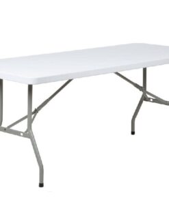 ZYS 1.8m Folding Table - White