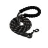 0.8 cm Nylon Rope Pet Lead Leash - Black