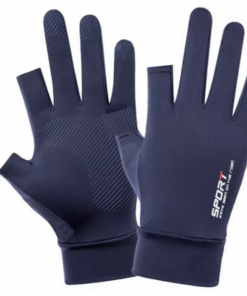 1 Pair Fishing Gloves Neoprene Anti-Slip 2-Finger Cut