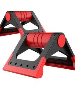 1 Pair Foldable Push-up Support - Red