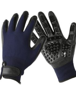 1 Pair Pet Grooming Gloves - Blue