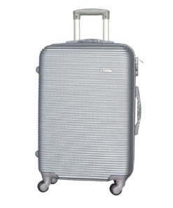 1 Piece Hard Outer Shell Luggage 19" - Silver