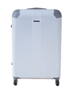 1 Piece Hard Outer Shell Luggage 23" - White