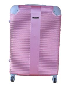 1 Piece Hard Outer Shell Luggage 25" - Pink