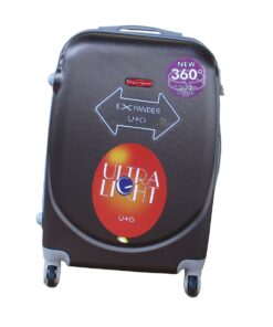 1 Piece Lightweight Luggage 23" - Dark Brown
