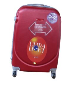 1 Piece Lightweight Luggage 23" - Red