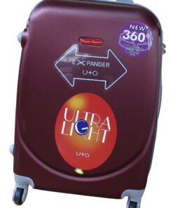 1 Piece Lightweight Luggage 27" - Dark Red