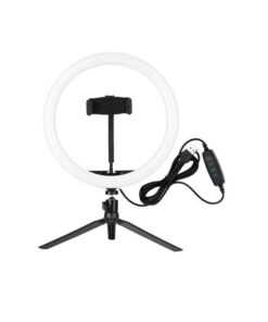 10 Inch Dimmable LED Ring Light Camera Tripod Stand Cell Phone Holder