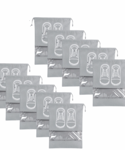 10 Pack Dust-Proof Portable Storage Shoe Bag