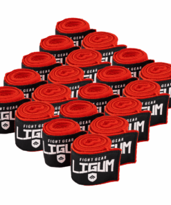 10 Pack of Boxing Wraps - Ligum Fight Gear - Red