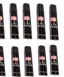 10 Piece 110ml Self Defense Pepper Spray