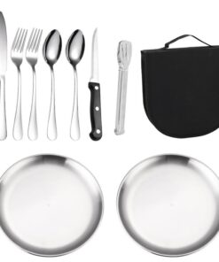 10-Piece Stainless Steel Outdoor Dining Essentials Cutlery Set DC-264
