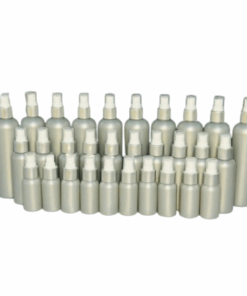 10 x 50ml ,100ml & 250ml HDPE Mist Spray Bottles Set - Silver