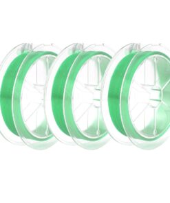 100 Meter Nylon Fishing Line - 0.405mm - 3-Piece - Green