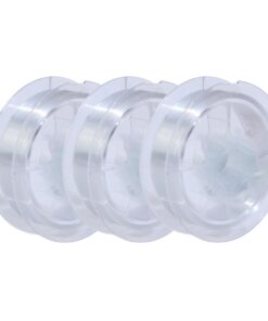 100 Meter Nylon Fishing Line - 0.405mm - 3-Piece - Transparent