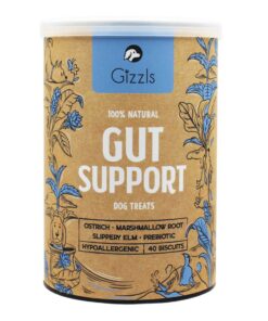 100% Natural Dog Treats for Gut Support