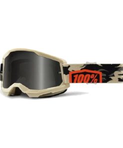 100% Strata 2 Sand Goggle Kombat - Smoke Lens