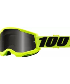 100% Strata 2 Sand Goggle Yellow - Smoke Lens