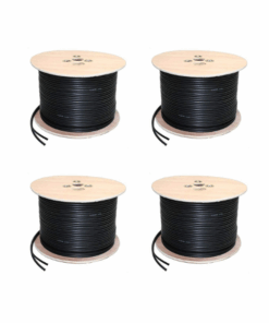 100M Rolls - RG59 & Power Cable for CCTV Cameras - Pack of 4