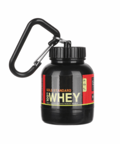 100ml Portable Protein Powder Container With Keychain - Novelty Storage