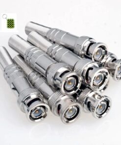 100pcs Solderless BNC Connector + Key Holder