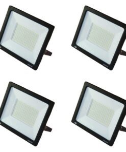 100W Eco Floodlight Pack of 4 | Energy Saving | Super Bright