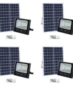 100W LED Solar Flood Light - Pack of 4