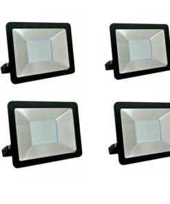 100W Slim Design LED Flood Light - Set of 4