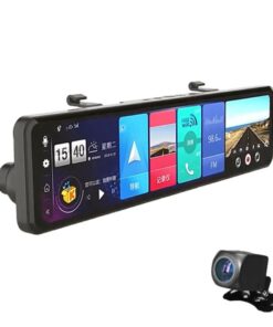 1080 HD 12 Inch Dashboard Car Mirror DVR Dual Camera Recorder CTC-G45