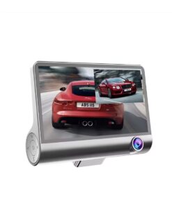 1080p Full HD Dash Cam With 3 Cameras 4.0 Inch Display