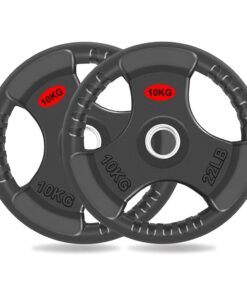 10kg Olympic Weight Plates with Rubber Finish