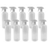 10x 1 Litre Clear Plastic Bottles with Trigger