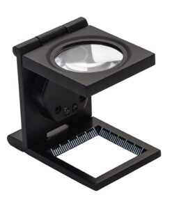 10X Foldable Metal Magnifying Glass