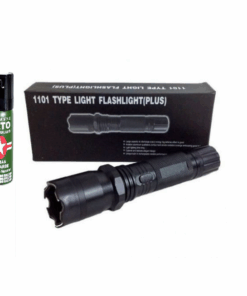 1101 Torch With Self Defence Flashlight With Pepper Spray - 60ml