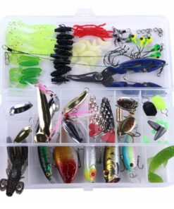 110pc Fishing Set (With Tackle Box)