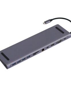 12 in 1 USB C HUB Docking Station for MacBook and Laptops