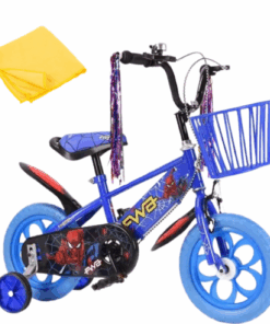 12-Inch Kids Bicycle and Cloth - Blue