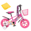12-Inch Kids Bicycle and Cloth - Pink