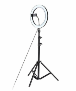 12 Inch-Multiple Mode LED Ring Light On Tripod